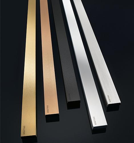 CeraLine cover plates, now also available in rose gold, anthracite and brass